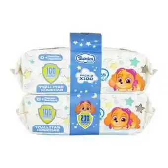 Tai Loy Toallitas  humedas pack  2x100un paw patrol oferta