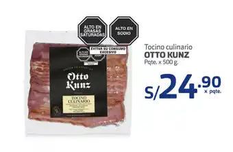 Plaza Vea Tocino Culinario Otto Kunz pqte. x 500g oferta