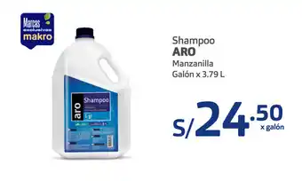 Plaza Vea Shampoo Aro Manzanilla galón x 3,79L oferta