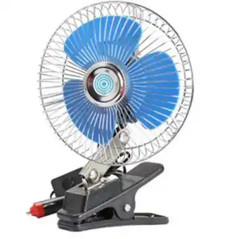 Ventilador para auto potente y gira auto...