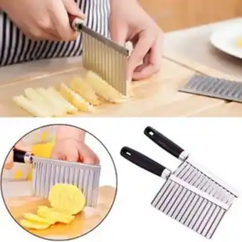 Linio Cuchillo ondulado para papas fritas y ve... oferta