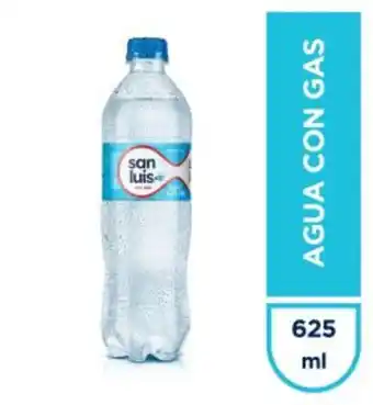 Agua de mesa con gas san luis - botella 625ml - unidad