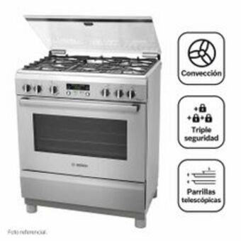 Metro Bosch cocina a gas pro567 ix 5 hornillas oferta