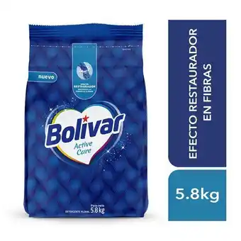 Tottus Detergente en polvo bolivar floral 5.8 kg - envase 5.8 kg oferta