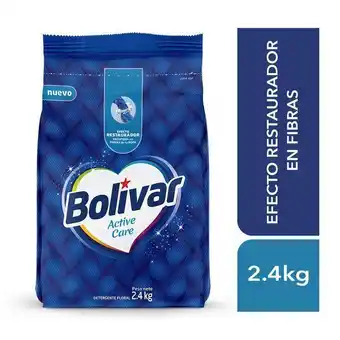 Tottus Detergente en polvo bolivar active care floral 2.4 kg oferta