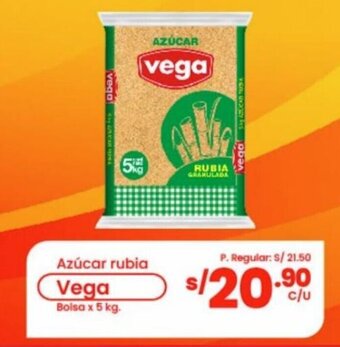 Vega Azúcar Rubia Vega bolsa x 5kg oferta