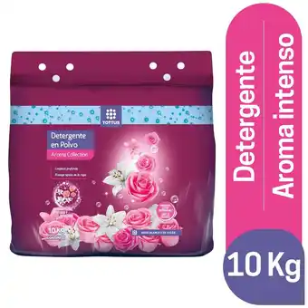 Tottus Detergente polvo aroma collection tottus 10kg oferta