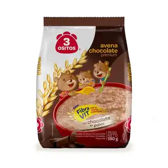 Tottus Avena hojuela 3 ositos con chocolate 180 g oferta