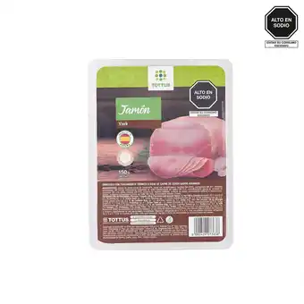 Tottus Jamón york tottus 150 g oferta