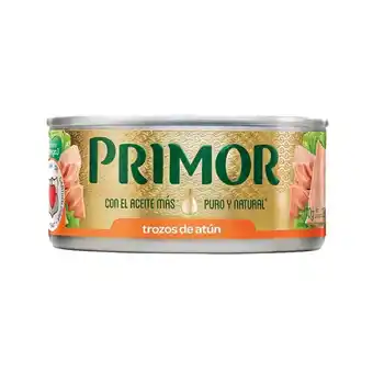 Tottus Trozo atún primor aceite vegetal lata 140 g oferta