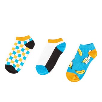 Tottus Medias pack x 3 taloneras niño 37-39 oferta