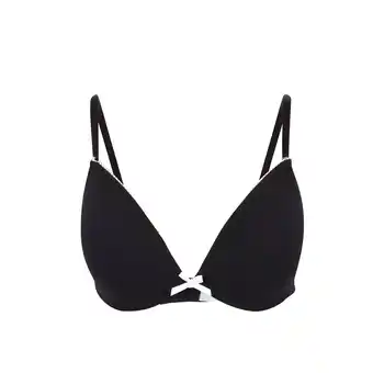 Tottus Sostén básico algodón 36b negro oferta