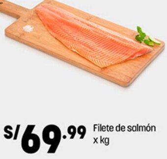 Plaza Vea Filete de Salmón oferta