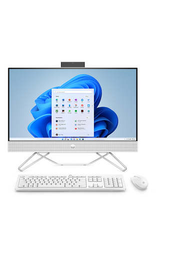 Tiendas EFE All in one hp 23.8" windows 11 home core i5 8gb 512gb ssd 24-cb1009la blanco oferta