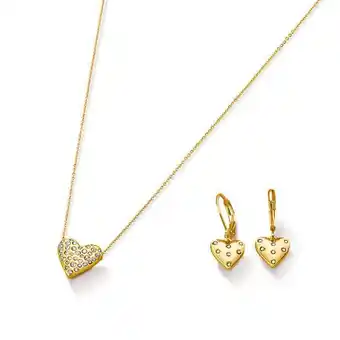 Ésika Estuche collar + aretes shine love glam oferta
