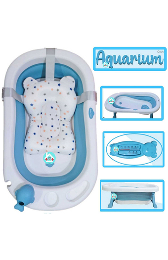 Tiendas EFE Bañera plegable para bebes azul oferta
