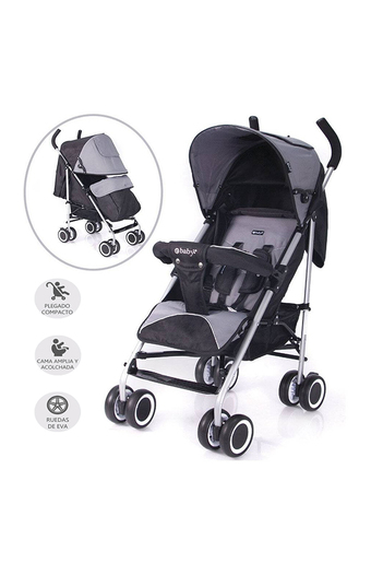 Tiendas EFE Coche bastón ebaby travis - gris oferta