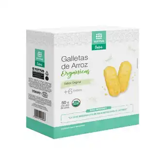 Tottus Galletas para bebé tottus 50 gr oferta