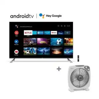 Hiraoka Televisor miray led 4k uhd smart 65" mk65-t1002bt + ventilador circulador miray 12" vmc-850b oferta