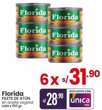 Vega Florida Filete de Atún 6x150g oferta