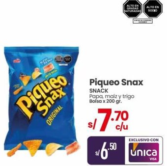 Vega Piqueo Snax 200g oferta