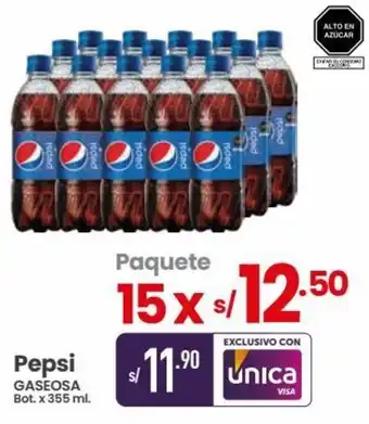 Vega Pepsi Gaseosa 355ml oferta