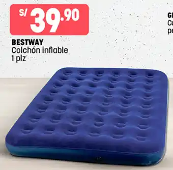 Plaza Vea Bestway Colchón Inflable 1plz oferta