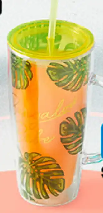 Plaza Vea Viva Home Vaso Alto Doble Pared con Asa oferta