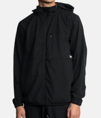 The Box Casaca para hombre rvca light yogger jacket 2 blk oferta