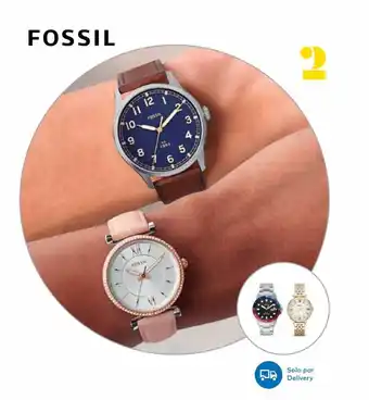 Bonus Reloj Fossil para Dama y Caballero oferta