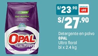 Plaza Vea Detergente en Polvo Opal Ultra Floral bl x 2.4kg oferta