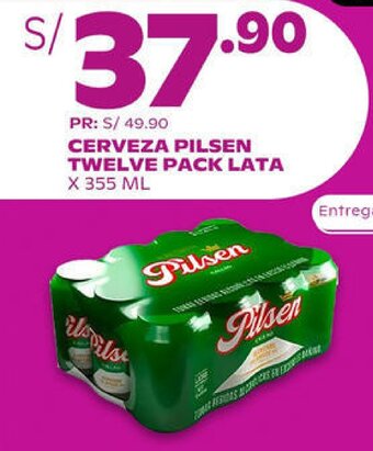 Tambo Cerveza Pilsen Twelve Pack lata x 355ml oferta