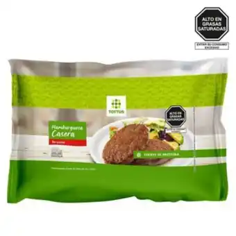 Tottus Hamburguesa casera de carne tottus 14 unidades oferta