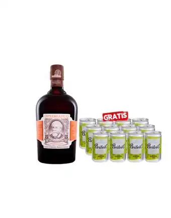 Sumon Licores Ron diplomático mantuano 750ml+britvic ginger ale 150 ml x 12 und oferta