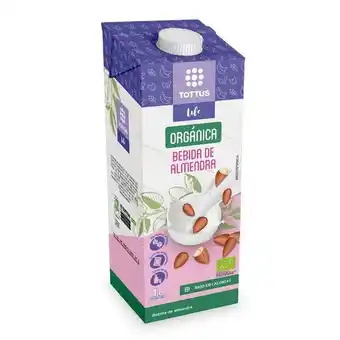 Tottus Bebida vegetal orgánica almendras tottus life 1 lt - unidad oferta