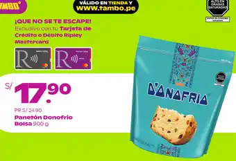 Tambo Panetón Donofrio Bolsa oferta