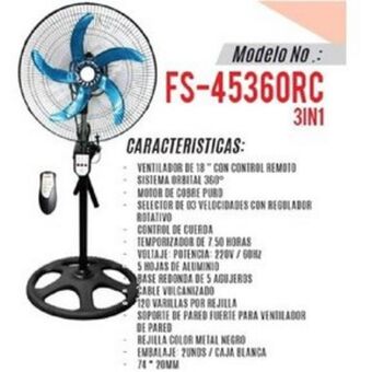 Linio Ventilador osmar 18" 160 watts -taiwan c... oferta