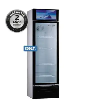 Tiendas EFE Vitrina exhibidora bord ex309-m 309 lt oferta