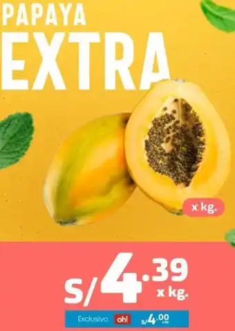 Makro Papaya Extra oferta