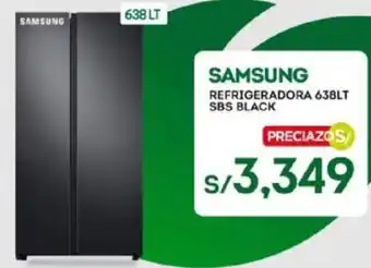 Tottus Samsung Refrigeradora 638L SBS Black oferta