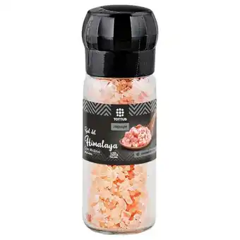 Tottus Sal del himalaya con molino tottus 120 g - envase 120 g oferta