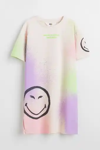 H&M Vestido polo oversize con motivo estampado oferta