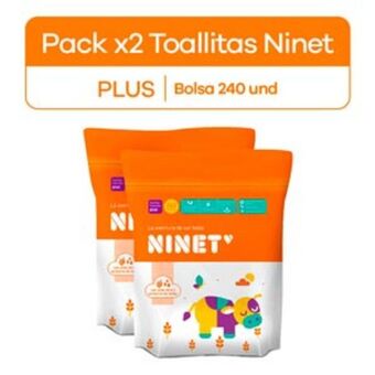 InkaFarma Pack toallitas húmedas ninet plus oferta