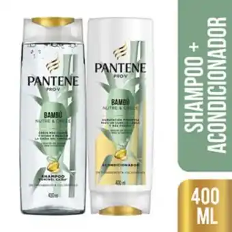InkaFarma Pack shampoo y acondicionador pantene pro-v bambú oferta