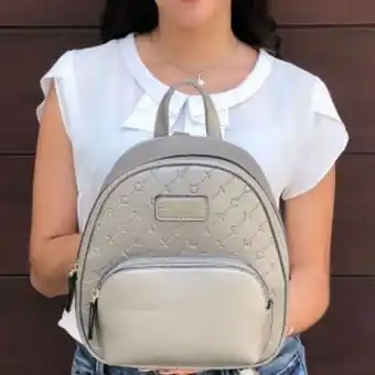 Fashion Bag Mochila 2 en 1 emma plateado oferta