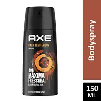 Mifarma Bodyspray axe dark temptation - frasco 150 ml oferta