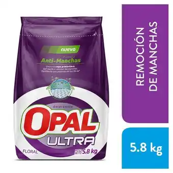 Tottus Detergente en polvo opal floral 5.8 kg - bolsa 5.8 kg oferta