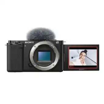 Hiraoka Cámara digital sony alpha para vlogs aps-c con lente 16-50mm zv-e10l negro oferta
