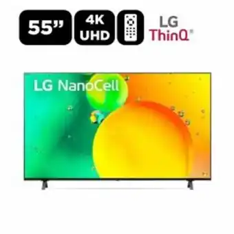 Carsa Televisor smart uhd 4k lg 55 pulgadas nanocell thinq ai 55nano75sqa (2022) oferta