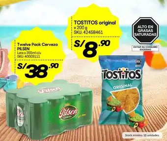 Hiperbodega Precio Uno Twelve Pack Cerveza Pilsen lata 355ml oferta